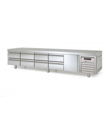 MESA FRÍA DE REFRIGERACIÓN BAJO COCINA Coreco MFB-270-C
