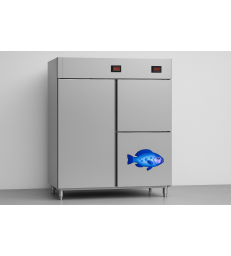 ARMARIO SNACK REFRIGERADO CON COMPARTIMENTO PARA PESCADO OSCAR ZARZOSA A-1000-P3
