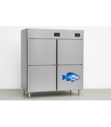 ARMARIO Gastronorm 2/1 REFRIGERADO CON COMPARTIMENTO PARA PESCADO OSCAR ZARZOSA AG-1450-P4