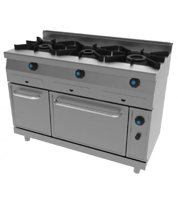 COCINA JEMI 631 3 QUEMADORES Y HORNO