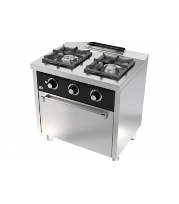 COCINA CON HORNO FAINCA HR C2F600H DOS QUEMADORES