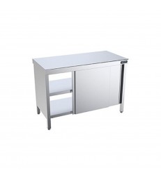 MESA DE TRABAJO CON PUERTAS PASANTE FONDO 700