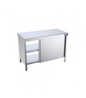 MESA DE TRABAJO CON PUERTAS PASANTE FONDO 700