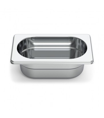 Bandeja gastronorm 1/9 lisa 100mm de profundidad