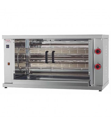 ASADOR DE POLLOS INDUSTRIAL ROTATIVO FECA M1