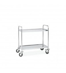 CARRO DE SERVICIO FD260403 2 ESTANTES DISTFORM estante 1000 x 600