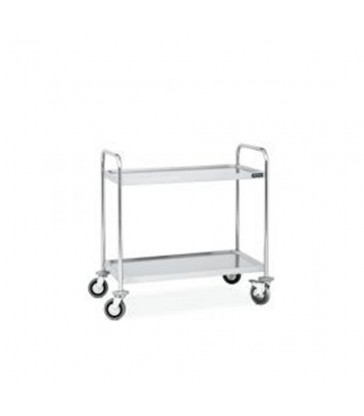 CARRO DE SERVICIO FD260403 2 ESTANTES DISTFORM estante 1000 x 600