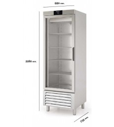 Nevera expositora vertical DOCRILUC CASRV-75