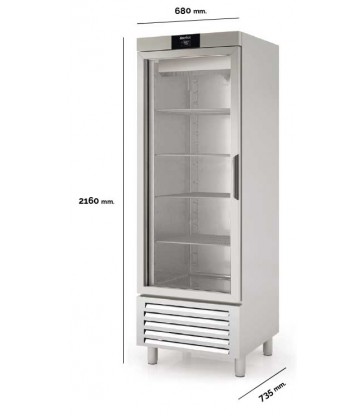 Nevera expositora vertical DOCRILUC CASRV-75