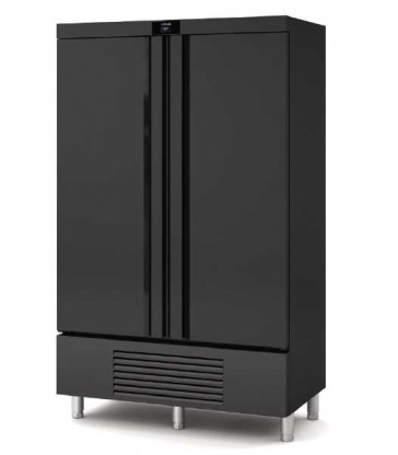 Armario refrigerado DOCRILUC CASR-125-2-NI lacado en negro