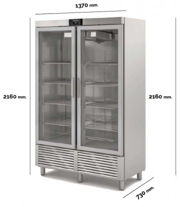 Congelador expositor DOCRILUC CASNV-140-2 con doble puerta y gran capacidad Congelador expositor DOCRILUC CASNV-140-2 con doble puerta y gran capacidad