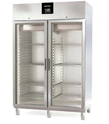 Armario refrigerado con puertas de cristal Docriluc CAGRV-140-2
