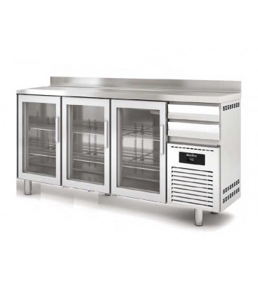 Contramostrador refrigerado con puertas de cristal Docriluc MFRV-200