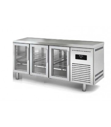 Bajo mostrador refrigerado con puerta de cristal Docriluc MPRV-200