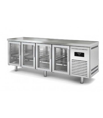 Bajo mostrador refrigerado con puerta de cristal Docriluc MPRV-250