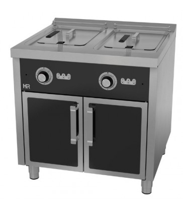 Freidora eléctrica Fainca HR FD15L15L12T750E trifásica con doble cuba de alto rendimiento