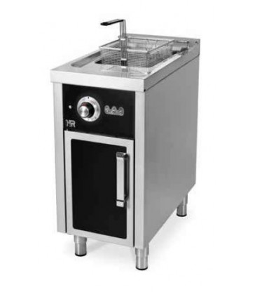 Freidora eléctrica Fainca FD15L8M750E con estante y cuba de 15 litros