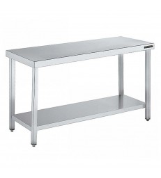 Mesa de trabajo Distform altura 600 con estante y refuerzo