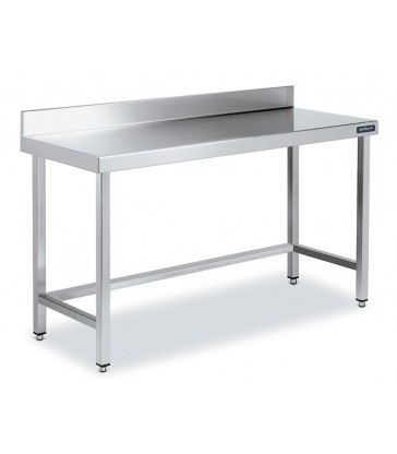 Mesa mural Distform gama 600 con marco de refuerzo y peto posterior