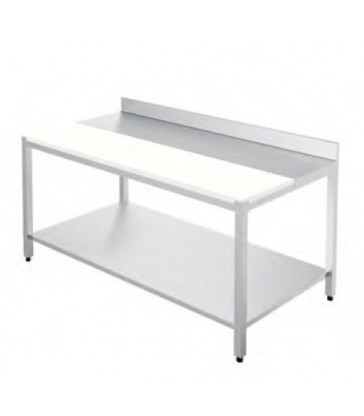 Mesa de corte con estante Distform
