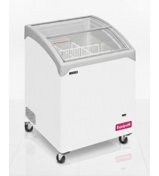 Congelador para helado Tefcold NIC101SCEB con tapa curva y sistema divisor