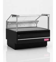 Vitrina refrigerada TEFCOLD SOCA12590B con cubierta inox de 900 mm y cristal antiempañamiento