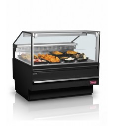 Vitrina refrigerada TEFCOLD SOCA12590B con cubierta inox de 900 mm y cristal antiempañamiento