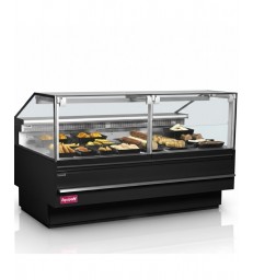 Vitrina refrigerada TEFCOLD SOCA18790B premium con máxima superficie de exposición