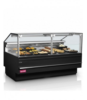 Vitrina refrigerada TEFCOLD SOCA18790B premium con máxima superficie de exposición