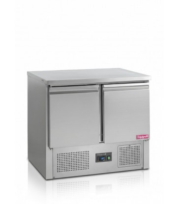 Mesa fría saladette TEFCOLD SA910 GN1/1 compacta en acero inoxidable SS304