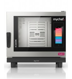 Horno mixto a gas MYCHEF iCOOK 6 GN 2/1 de alto rendimiento con pantalla táctil 10”