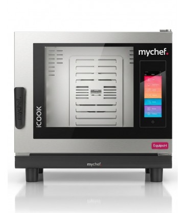 Horno mixto a gas MYCHEF iCOOK 6 GN 2/1 de alto rendimiento con pantalla táctil 10”