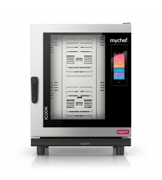 Horno mixto a gas MYCHEF iCOOK 10 GN 2/1 de alto rendimiento con pantalla táctil 10” y lavado automático