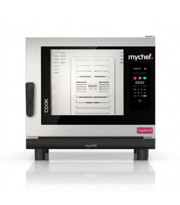 Horno mixto a gas MYCHEF COOK MASTER 6 GN 2/1 de gran capacidad en formato compacto