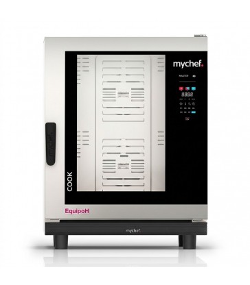 Horno mixto a gas MYCHEF COOK MASTER 10 GN 1/1 de alto rendimiento para cocina profesional
