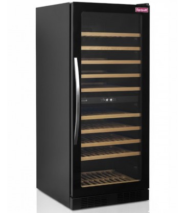 Vinoteca profesional Tefcold TFW300-2F 119 botellas doble zona con puerta sin marco