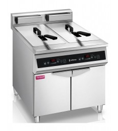 Freidora de inducción Edenox INDUFRY 700-80-P doble cuba profesional