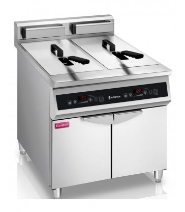 Freidora de inducción Edenox INDUFRY 700-80-P doble cuba profesional