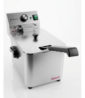 Freidora eléctrica de sobremesa Edenox TF-5 E compacta profesional