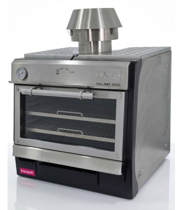 HORNO DE CARBÓN INDUSTRIAL PIRA 70 XL LUX INOX