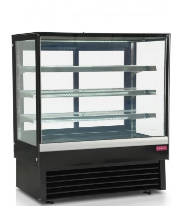 Vitrina expositora refrigerada Edenox VERA-900 R S1 cristal recto profesional