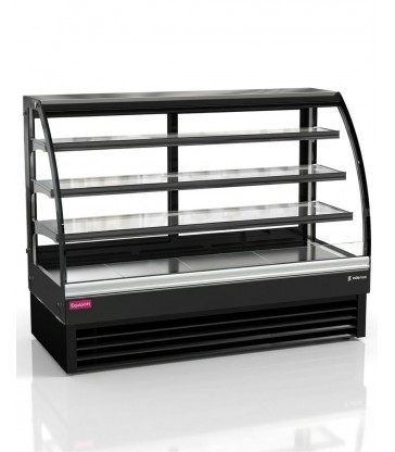 Vitrina expositora refrigerada Edenox VERA-1500 C S1 cristal curvo máxima exposición premium