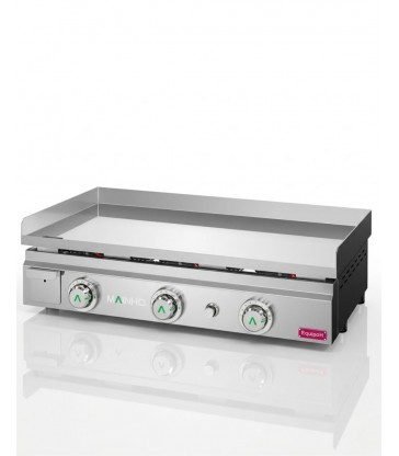 Plancha a gas MAINHO MAX-80GC cromada alto rendimiento profesional