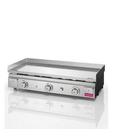 Plancha a gas MAINHO MAX-100GC cromada gran capacidad profesional