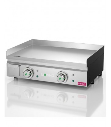 Plancha industrial Mainho MAX-60EM con frontal extraíble y acero rectificado de alto rendimiento