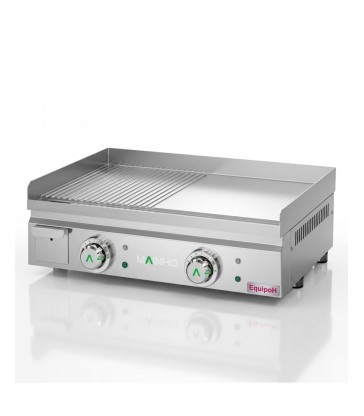 Plancha eléctrica MAINHO MAX-60EMR semiranurada profesional de acero rectificado con control preciso