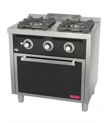 COCINA CON HORNO FAINCA HR C2F600H DOS QUEMADORES