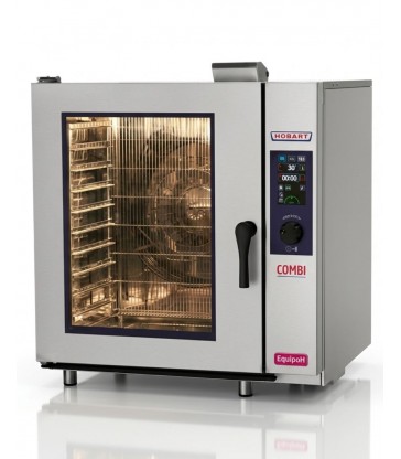 Horno combi Hobart 101 E eléctrico 10 bandejas GN 1/1 alto rendimiento