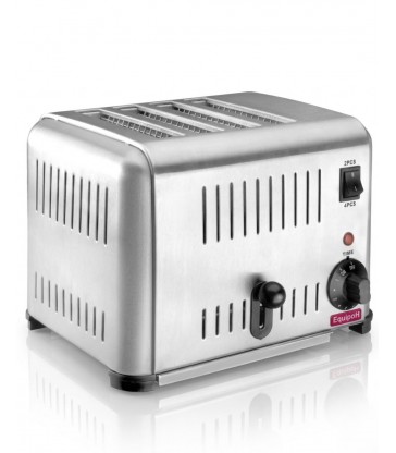 Tostadora buffet Lacor 69294 4 ranuras acero inoxidable profesional