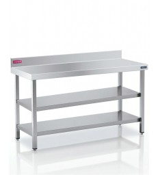 MESA MURAL DE TRABAJO CON 2 ESTANTES FONDO 900